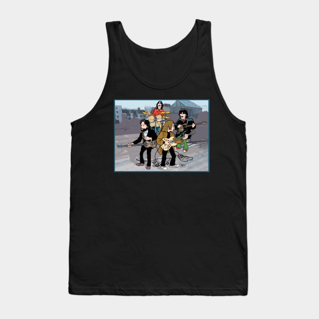 Beatles Rooftop Concert Tank Top by Parisi Studios